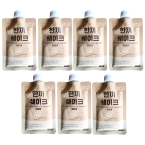 단백질 쉐이크 파우치 한끼 식사 대용 미숫가루맛 다이어트, 7개, 50g