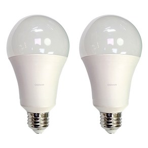 오스람 LED 벌브 13.5W 에너지소비효율등급 1등급 기존 100W 백열구대체, 2개, 주광색