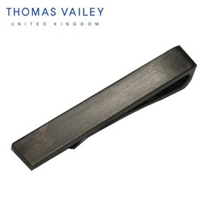 [THOMAS VAILEY] 토마스베일리 넥타이핀-헤어라인클립 블랙 4.5c