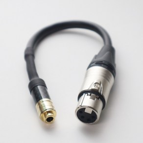 카나레 수제작 4.4mm 암 to XLR 4PIN 4핀 암 변환 케이블 4.4 앰프 DAC (길이 선택), 2m