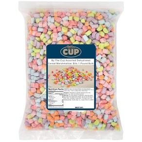 Assoted Dehydated Ceeal Mashmallow Bits 1.5 lb bulk bag 모듬 건조 시리얼 마시멜로 비트 680.4g 벌크 백, 1개, 1.5kg