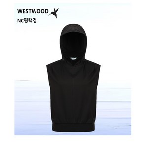 웨스트우드 WESTWOOD 여성 체형 커버하기좋고 티셔츠처럼 조끼처럼 다양하게 활용가능 베스트형 후드티 WO3WTTR452