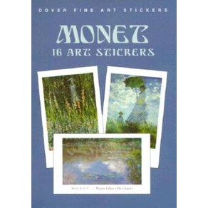 Monet: 16 Art Stickers