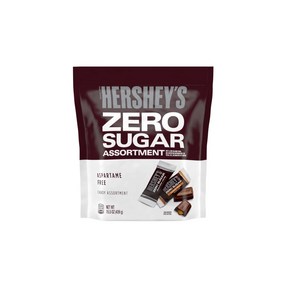 Heshey's Zeo Suga Chocolate Assotment 15.5oz 허쉬 제로 슈가 밀크와 캬라멜필드 믹스구성 439그램, 439g, 2개