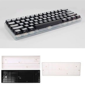 GH60 컴팩트 키보드베이스 시트 60% 키보드 Poke2 플라스틱 프레임 케이스, 없음, 없음, 2)W