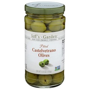 Jeffs Natuals Olives Pitted Castevetno 156.9g(5, 1개, 155g