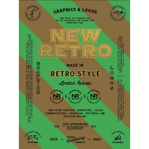 New Retro: 20th Anniversary Edition: Graphics & Logos in Retro Style Paperback