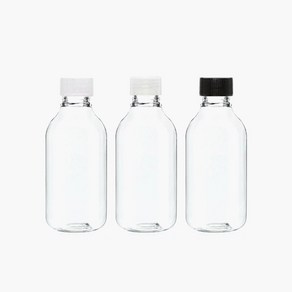 ARB100투명 100ml 일반캡 낱개 플라스틱 페트병, 100ml 흰색캡, 1개