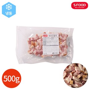 에스푸드 베이컨 블록 500g