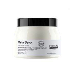 로레알프로페셔널 메탈 디톡스 세리 익스퍼트 헤어 마스크, 500ml, 1개, 1개입