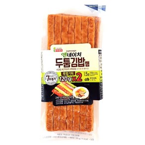 롯데햄 엔네이처 두툼 김밥햄/냉장-일반박스 발송, 120g, 6개