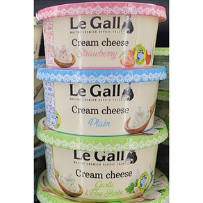 Le Gall 르갈 크림치즈 150g (1.딸기 2.플레인 3.갈릭&허브 / 3종 택1) / 프랑스, 1개