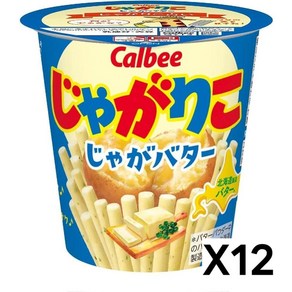 칼비 가루비 자가리코 감자 버터 블루 L사이즈 66g 12개입, 12개