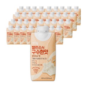 케어웰 밸런스N 구수한맛 로우슈거, 200ml, 36개