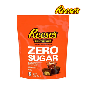 [Reese's] 리세스 피넛버터 컵 무가당 무설탕 초콜릿 대용량 Reese's Zeo Suga Peanut Butte Cups, 1개, 144g