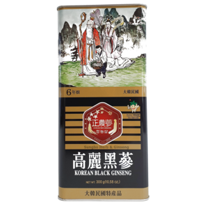 성보약초인삼사 KOREAN BLACK GINSENG 고려흑삼 300g 특대편 10뿌리이하, 1개