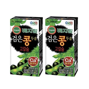 정식품 베지밀검은콩 고칼슘두유 190ml 32팩, 32개