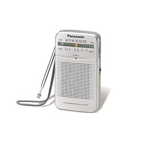 파나소닉 RF-P50D 휴대용 라디오 아날로그 FM 건전지 사용, 01. RF-P50D 본제품, 실버