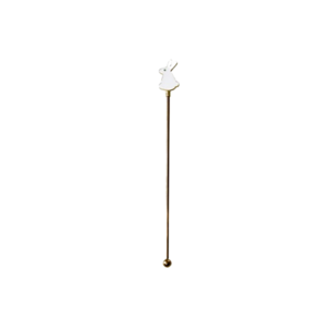 모던하우스 리틀버디 폼폼 스테인레스 머들러 스틱 래빗 20cm, 1개