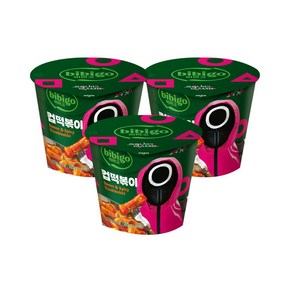 비비고 오리지널 컵떡볶이 110g x3개, 없음, 3개