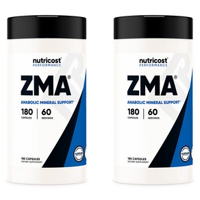 뉴트리코스트 ZMA 490mg 60회분, 2개, 180정