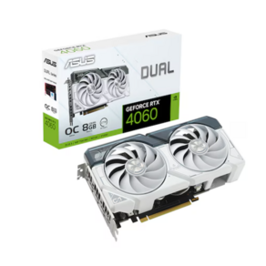 ASUS DUAL 지포스 RTX 4060 O8G OC D6 8GB White 대원씨티에스