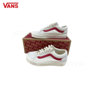 [YUYU] VANS 반스 Style 36 스타일 마쉬멜로우 레이싱 레드 + 페이크삭스 1pcs