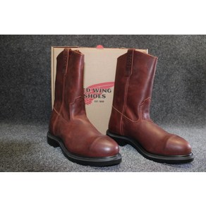 Red Wing Shoes 레드윙 4470 페코스 부츠 사이즈 8 D 스틸 토 풀온 Made In Usa EH 박스 내 새 제품