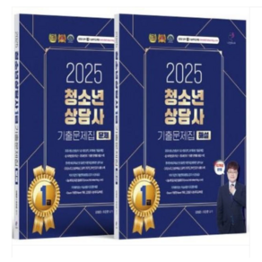 (나눔Book/ 김형준 외) 2025 청소년상담사 1급 기출문제집 세트(문제편+해설편) 전2권, 스프링분철안함