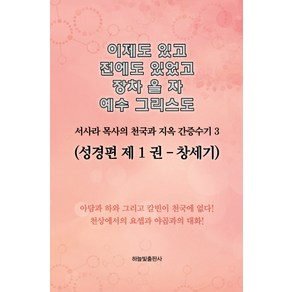 이제도 있고 전에도 있었고 장차 올 자 예수 그리스도 3:서사라 목사의 천국과 지옥 간증수기  성경편 제1권: 창세기, 하늘빛출판사