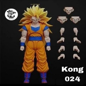 Kong Studio Beast Deities 드래곤볼 Z Shf 손오공 Ssj3 베지타 슈퍼 사이어인 애니메이션 액션 피규어 피, 한개옵션1, 04 024