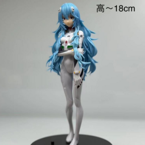 신세기 에반게리온 Ayanami Rei 피규어 18CM애니메이션 모형 완구장식품선물, 1개