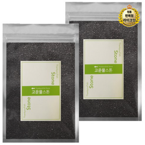 고운물 크리스탈 샌드 1 mm 800 g, 블랙, 2개