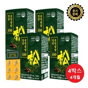 [예현마케팅-본사판매] 송침팔팔 침향100, 4개, 30정