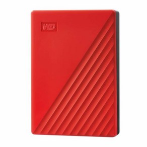 WD 마이 패스포트 모바일 드라이브 USB 3.0 외장하드 2.5인치, Red, 4TB