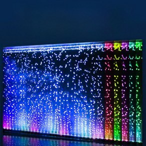 어항 에어커튼 산소 수족관 기포기 에어 LED 버블 기포 발생기, 14.5cm 컬러풀 (20-30cm), 1개