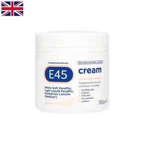 영국 E45 Dematological Moistuising 크림 350g, 1개