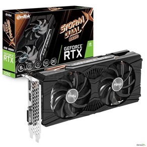 이엠텍 emtek 지포스 RTX 2060 STORM X Dual OC D6 6GB