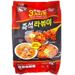 코스트코 동원 3가지맛 즉석 라볶이 1432g(3종 x 2인분) 오리지널 부대 마라, 단품