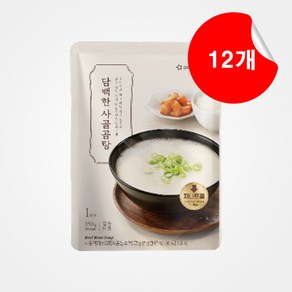 [아워홈] 담백한 사골곰탕 350g x 12개