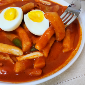 장안떡볶이 옛날맛 로제떡볶이 짜장떡볶이 매운 즉석떡볶이 밀키트떡볶이 떡볶이맛집, 1인분-떡파, 1개, 240g