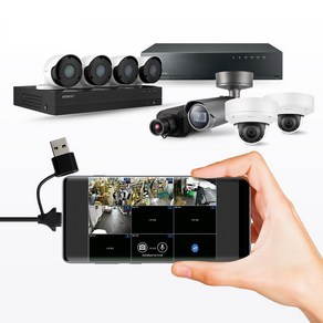 NVR/DVR 스마트폰 출력케이블 CCTV 영상, 1개