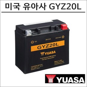 미국 유아사배터리 GYZ20L 01-22 골드윙1800 발키리룬, 1개