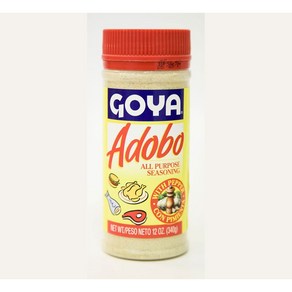 Goya Adobo All Pupose Seasoning With Peppe 12 oz 고야 아도보 다목적 시즈닝 후추 포함 12온스, 1개, 340g