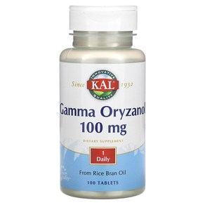 KAL 칼 Gamma Oryzanol 100 mg 100 Tablets