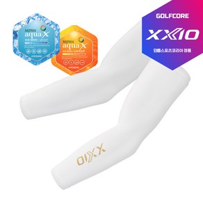 [24년출시]젝시오 XXIO 효성 aqua-x UV 90%이상 차단 여름용 팔토시, 화이트, 1개
