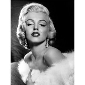 더라이트 액자형 보석십자수 마릴린먼로 Marilyn Monroe 원형 큐빅 인테리어소품 diy키트 2024010104