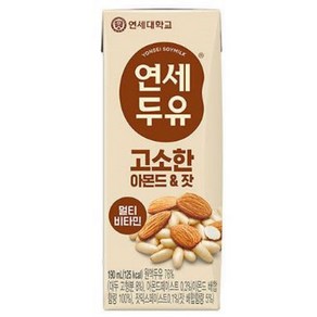 연세 고소한 아몬드& 잣 두유 고단백 190ml