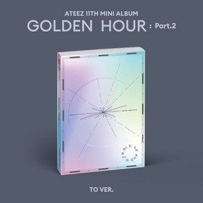 [CD] 에이티즈 (ATEEZ) - GOLDEN HOUR : Pat.2 [TO Ve.] : 포토북 + 로고스티커 + 오너먼트 + 포토카드A 1종 랜덤 +...