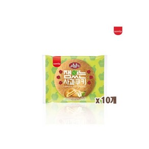 삼립 잼있는 사과쿠키 75g x10개, 10개